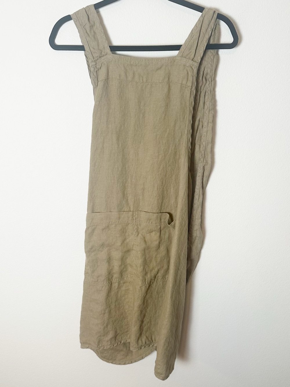 Trader Joe’s 100% Linen Wrap Apron Pockets One Size